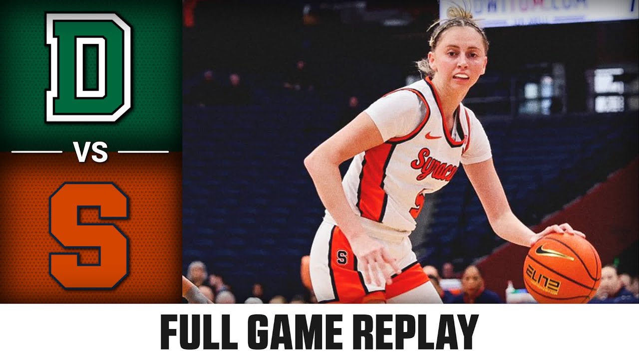 Dartmouth vs. Syracuse Full Game Replay | 2024-25 ACC Women's Basketball