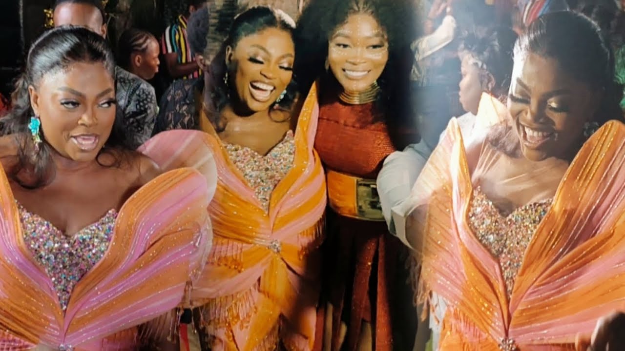FUNKE AKINDELE IN FULL ACTION AT QUEEN MOTHER IYABO OJO MOVIE PREMIERE LABAKE OLODODO