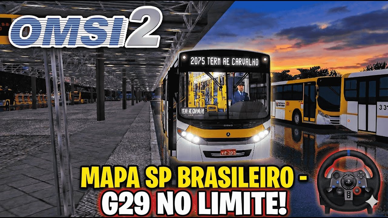 OMSI 2 | LINHA 2075: TERMINAL AE CARVALHO - CAIO APACHE VIP (G29) #01