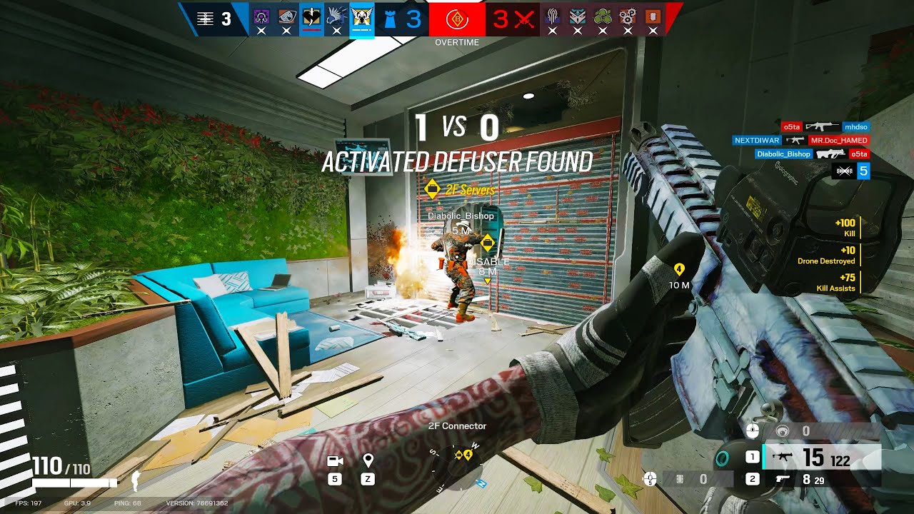 Tom Clancy's Rainbow Six Siege Ranked Gameplay ( No Commentary )