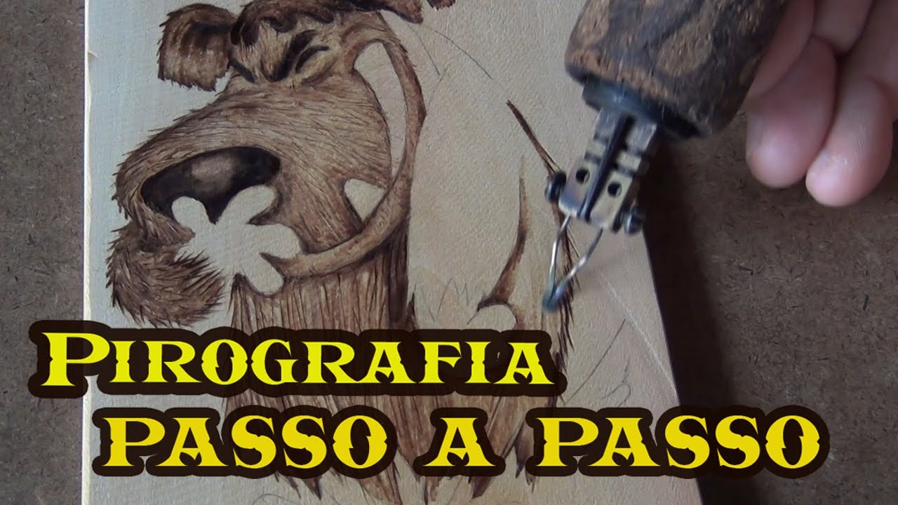 Muttley 🔥 Pirografia passo a passo
