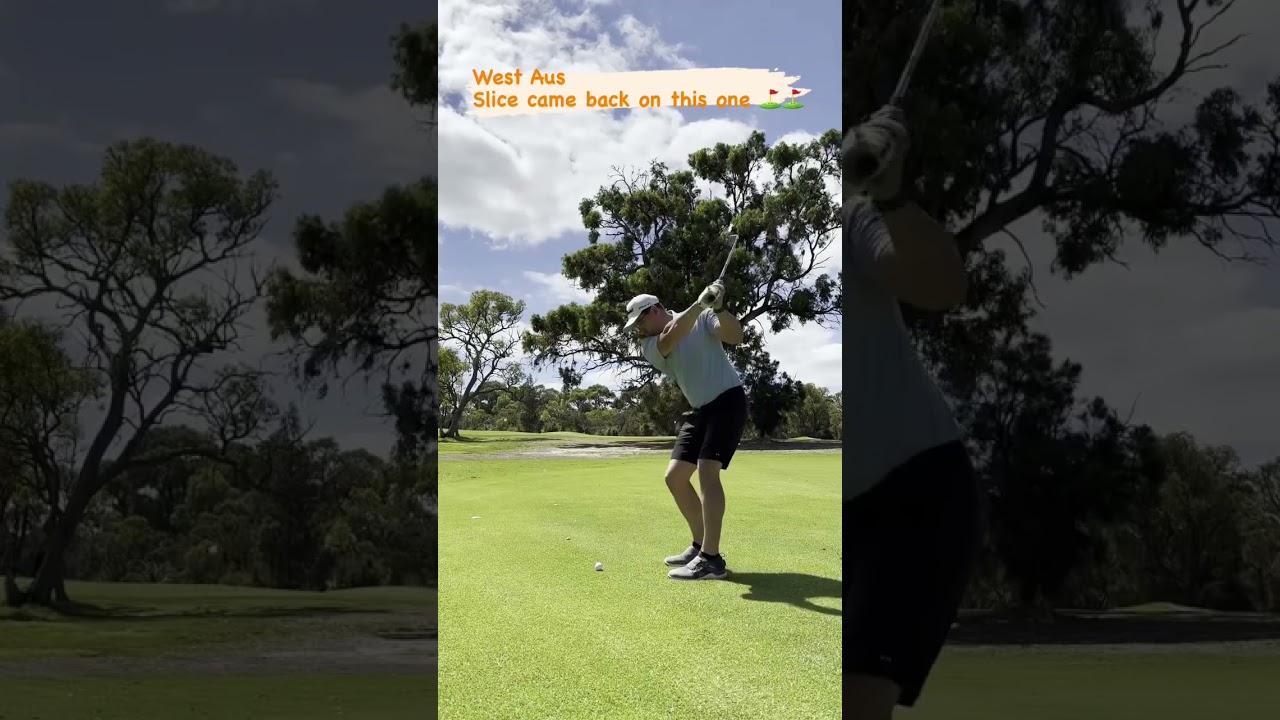 Slice game is strong ⛳️😂 #golf #golfswing #haveago #golfing #art #shorts #shortsvideo #australia