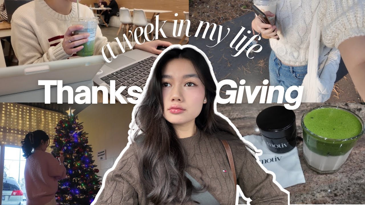 THANKSGIVING vlog 🦃 l a week in my life