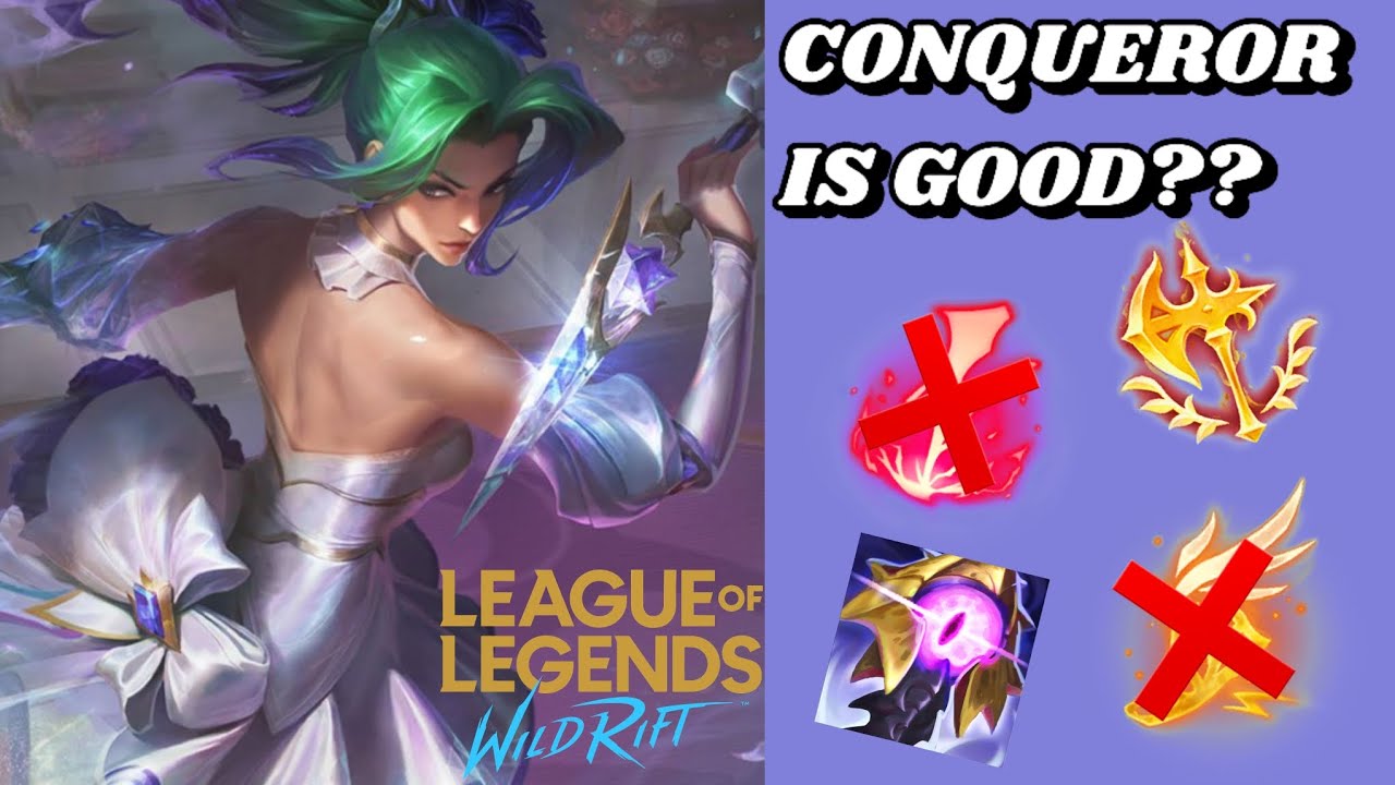 I tried CONQUEROR on AKALI IN SEASON 16 - WILD RIFT🟢 it's bad💀