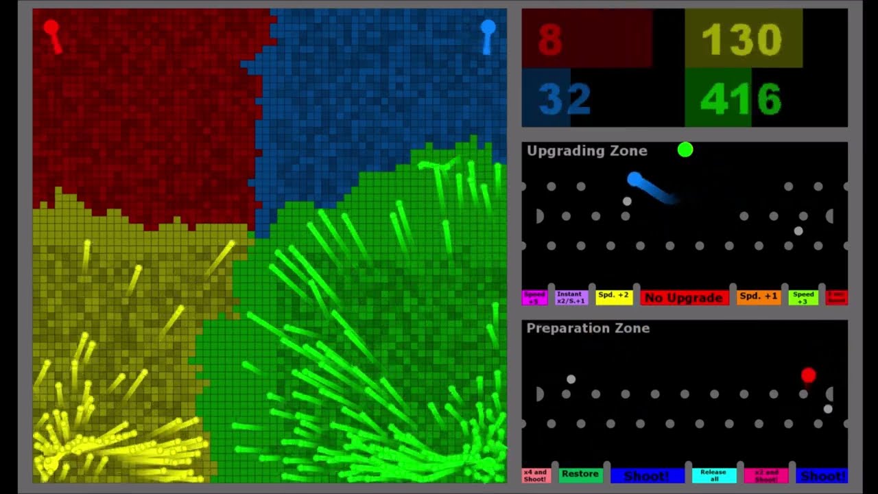Upgradable Multiply or Release! - Marble Race in Algodoo