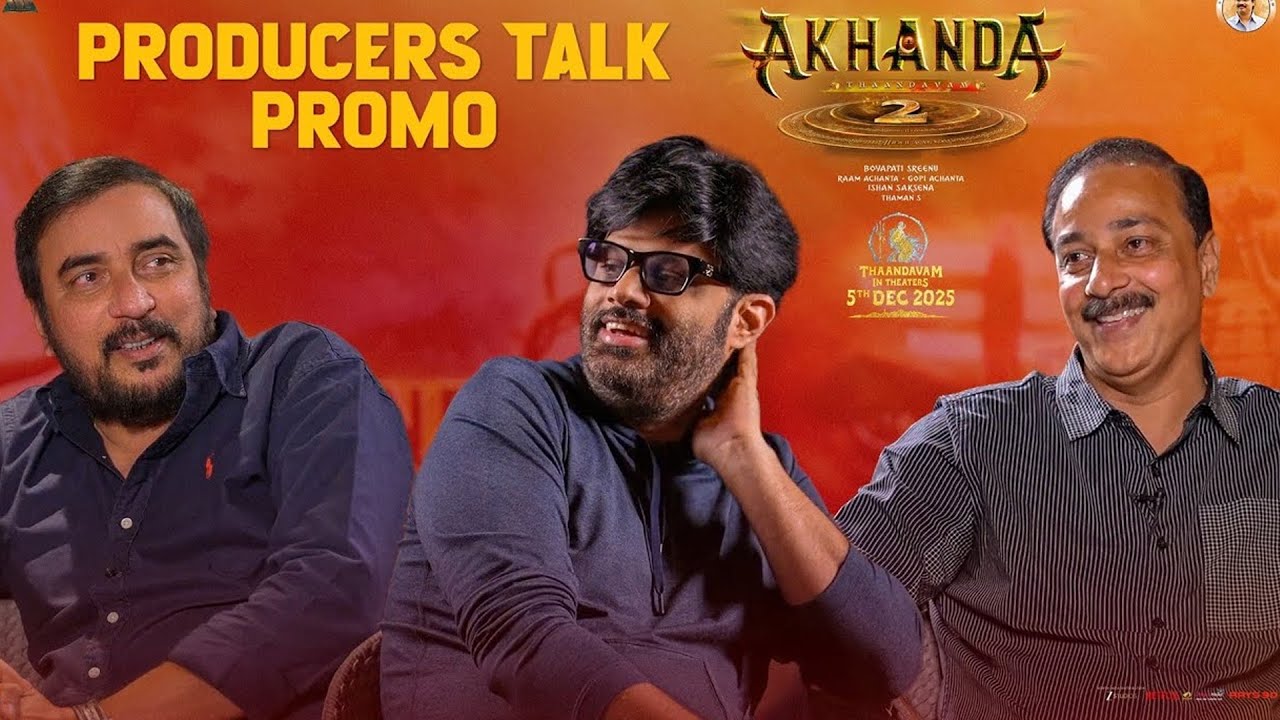 Producer Talks Promo | S Naga Vamsi | Nandamuri Balakrishna | Boyapati Srinu | #Akhanda2