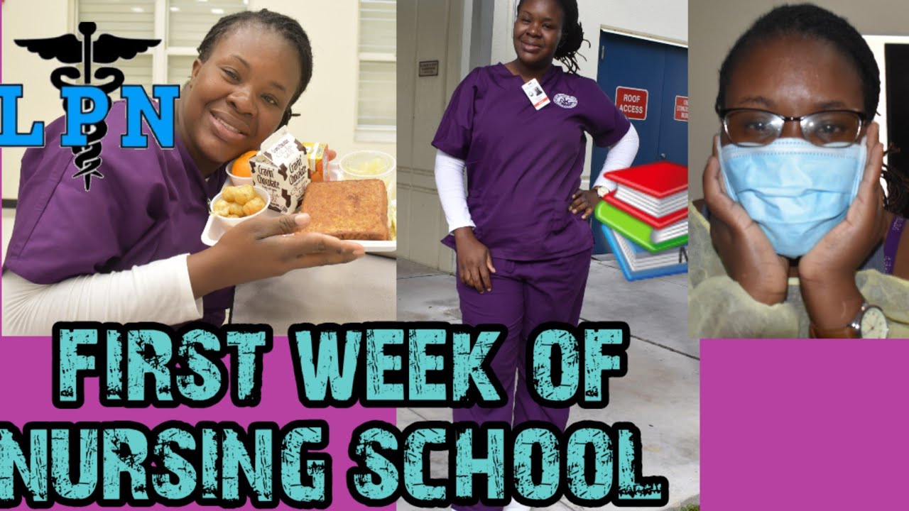 first week of nursing school | new mom  | breast feeding mom | LPN vlog