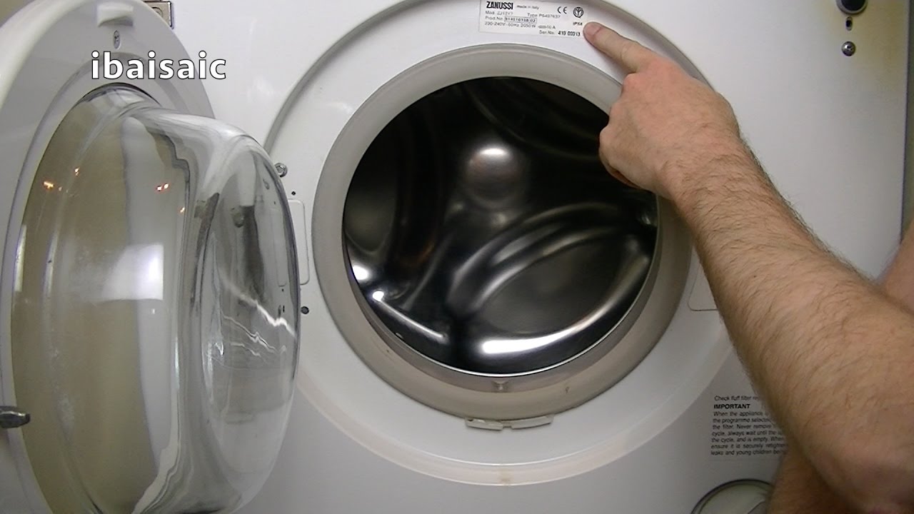 Zanussi Jet System ZJ1217 Washing Machine Demonstration