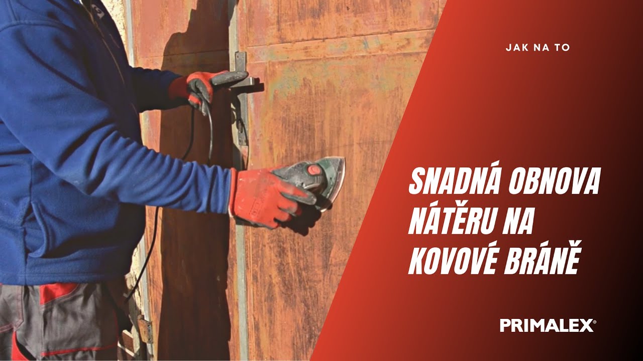 Naučte se, jak zrenovovat a natřít kovovou bránu
