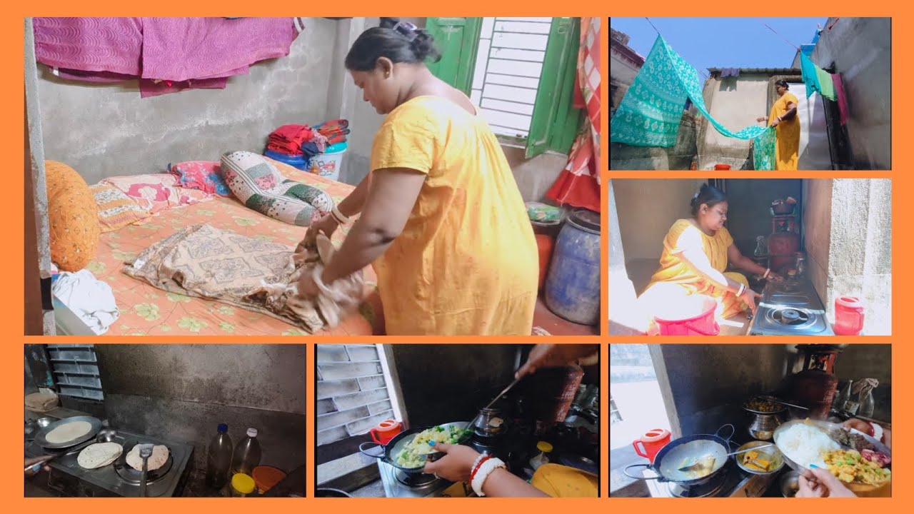 ব্যস্ত সকালের রুটিন।⏰ দেরি করে উঠে ও সমস্ত কাজ সময়ের মধ্যে যেভাবে করে থাকি 💁