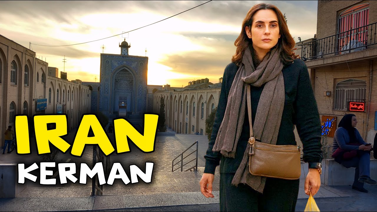A Peaceful Walk Through Kerman, Iran | Real Street Life & Religious ceremony 