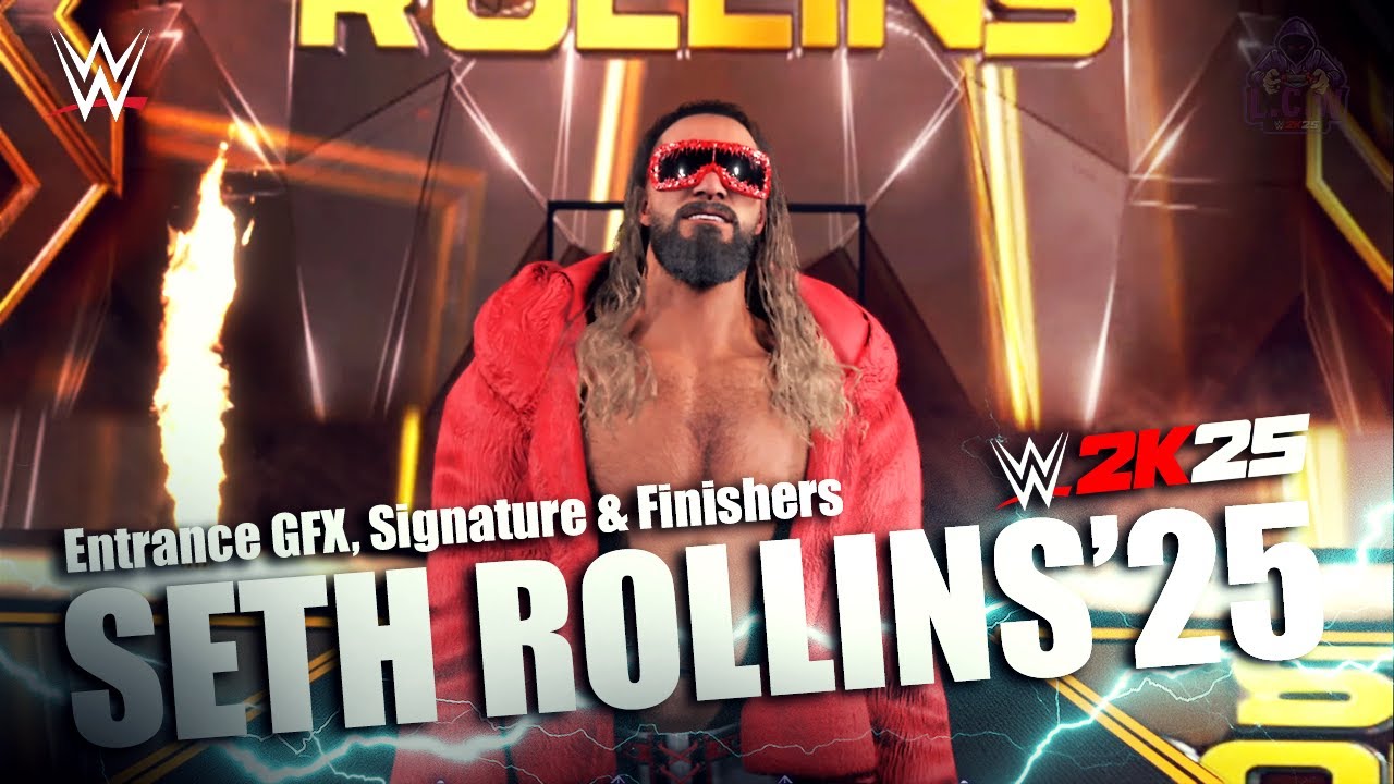 Seth Rollins'25 Entrance, Signature & Finishers I WWE2K25Mods
