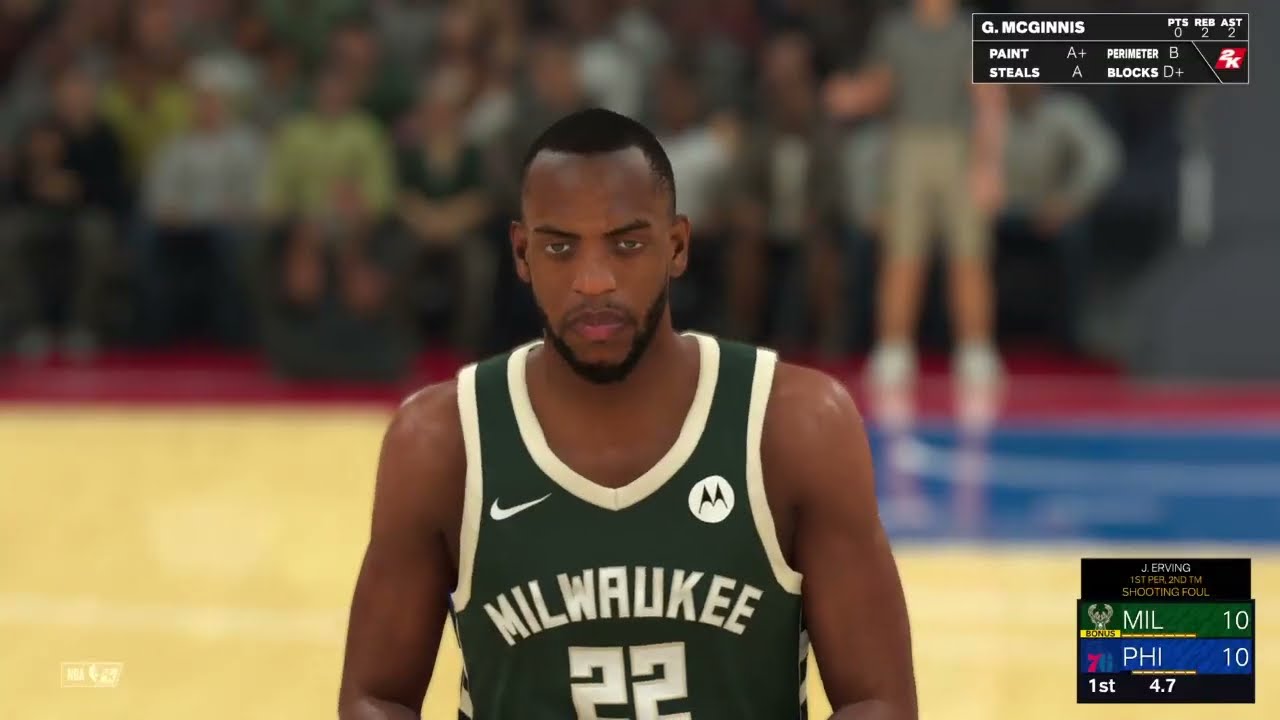 Milwaukee Bucks-Philadelphia Sixers 76-77’