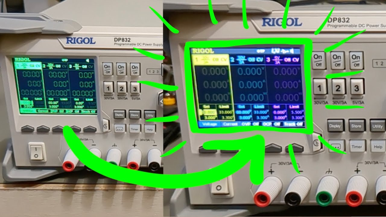 Rigol DP832 to DP832A Mod