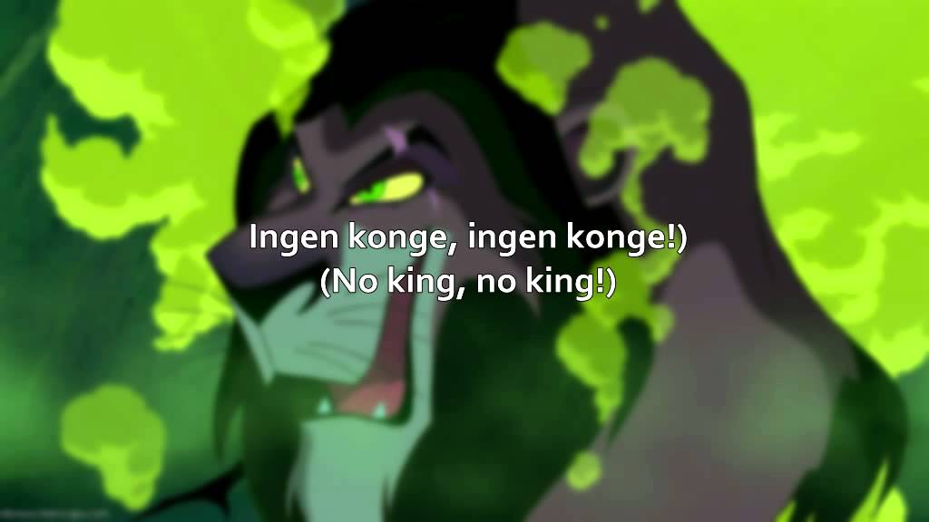 Be Prepared (Danish with S+T) - Disney's The Lion King