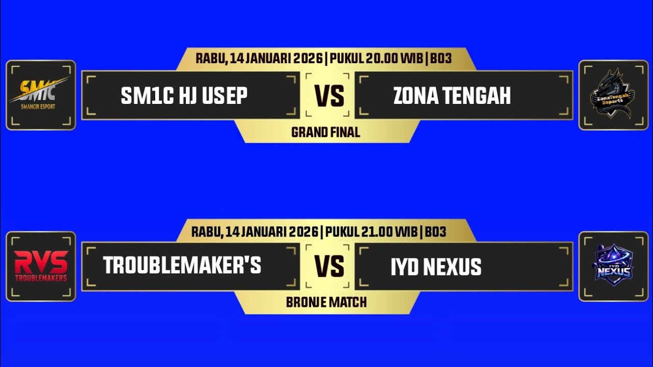 GRAND FINAL & BRONJE MATCH TOURNAMENT MOBILE LEGENDS WOLVES ORGANIZER SEASON 21