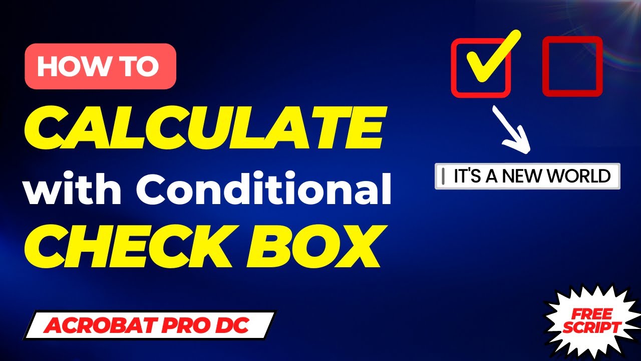 Calculate Due Date using of Checkbox in Adobe Acrobat PDF