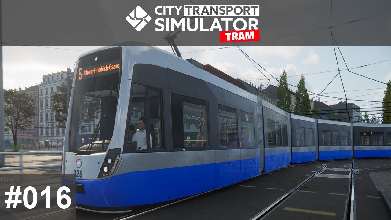 City Transport Simulator: Tram🚉 [#016] Wir testen die neue Typ D Bahn! [LET'S PLAY]