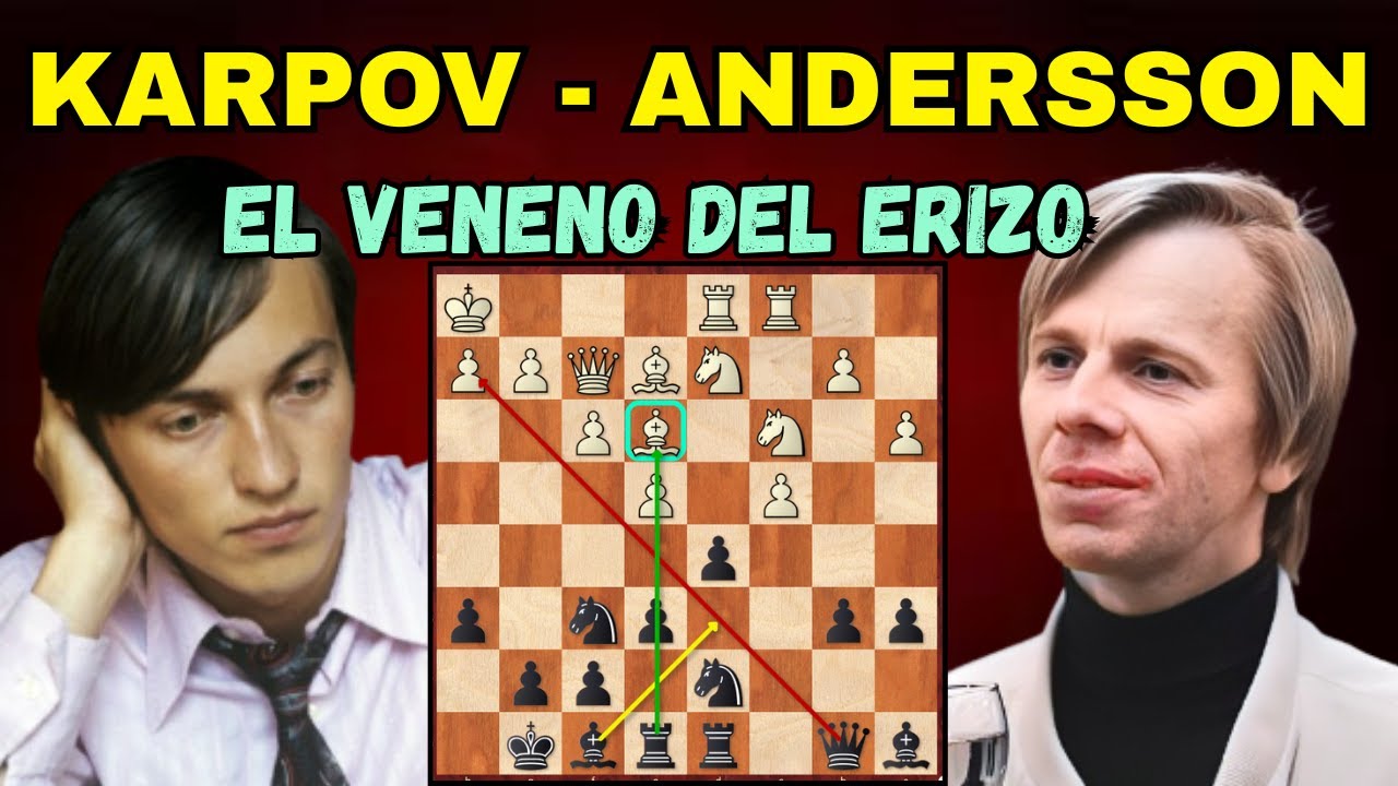 ULF DA UNA LECCIÓN AL CAMPEÓN MUNDIAL : KARPOV - ANDERSSON , MILAN 1975