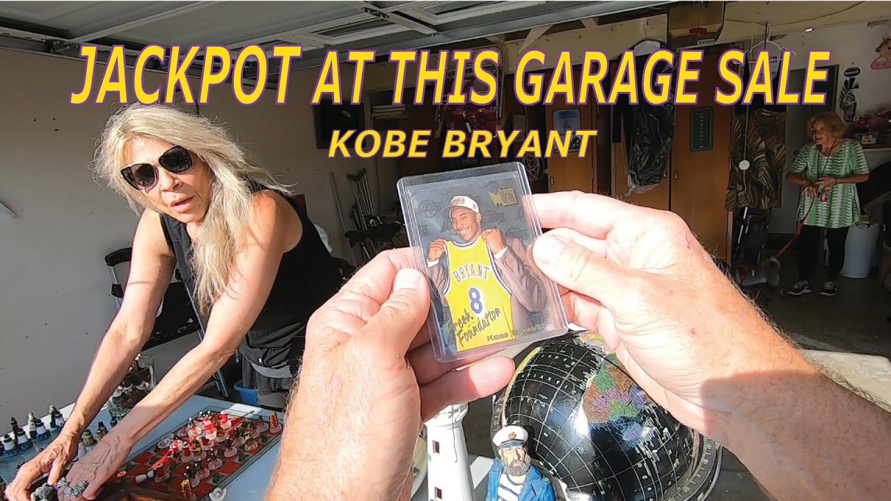 I Found A Kobe Bryant Rookie Card At This Garage Sale!!! Is This My Best Find Ever...