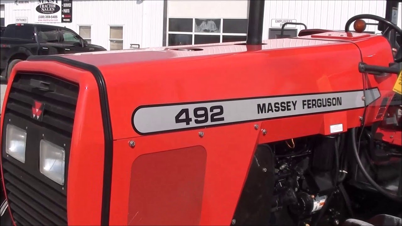 Massey Ferguson 492 Tractor For Sale by Mast Tractor