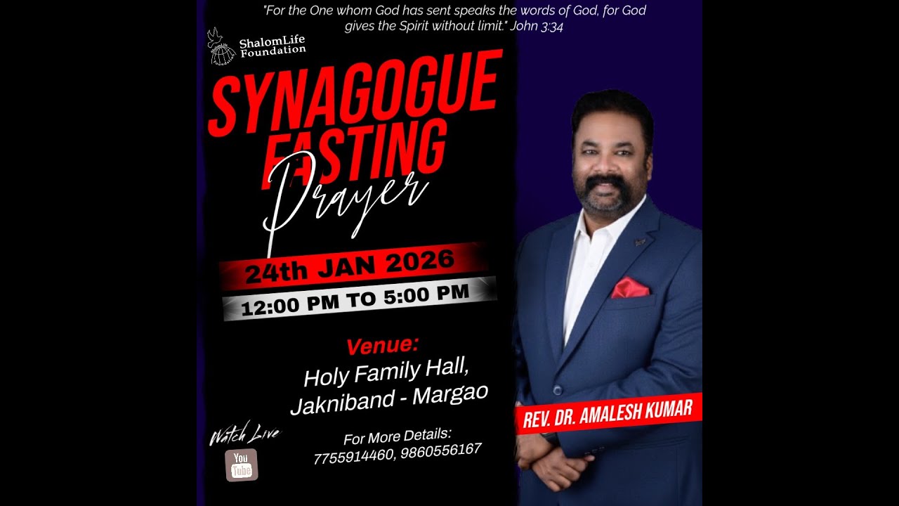 24.01.2025 SYNAGOGUE FASTING PRAYER (HOLY FAMILY HALL, JAKNIBAND)