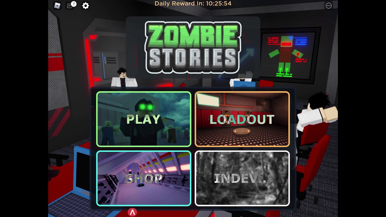 Zombie Story (Main theme music 1 HOUR) Roblox game