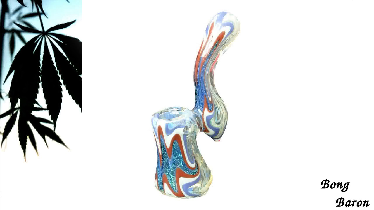 G-Spot Glass Stand-Up Sherlock Bubbler Pipe -