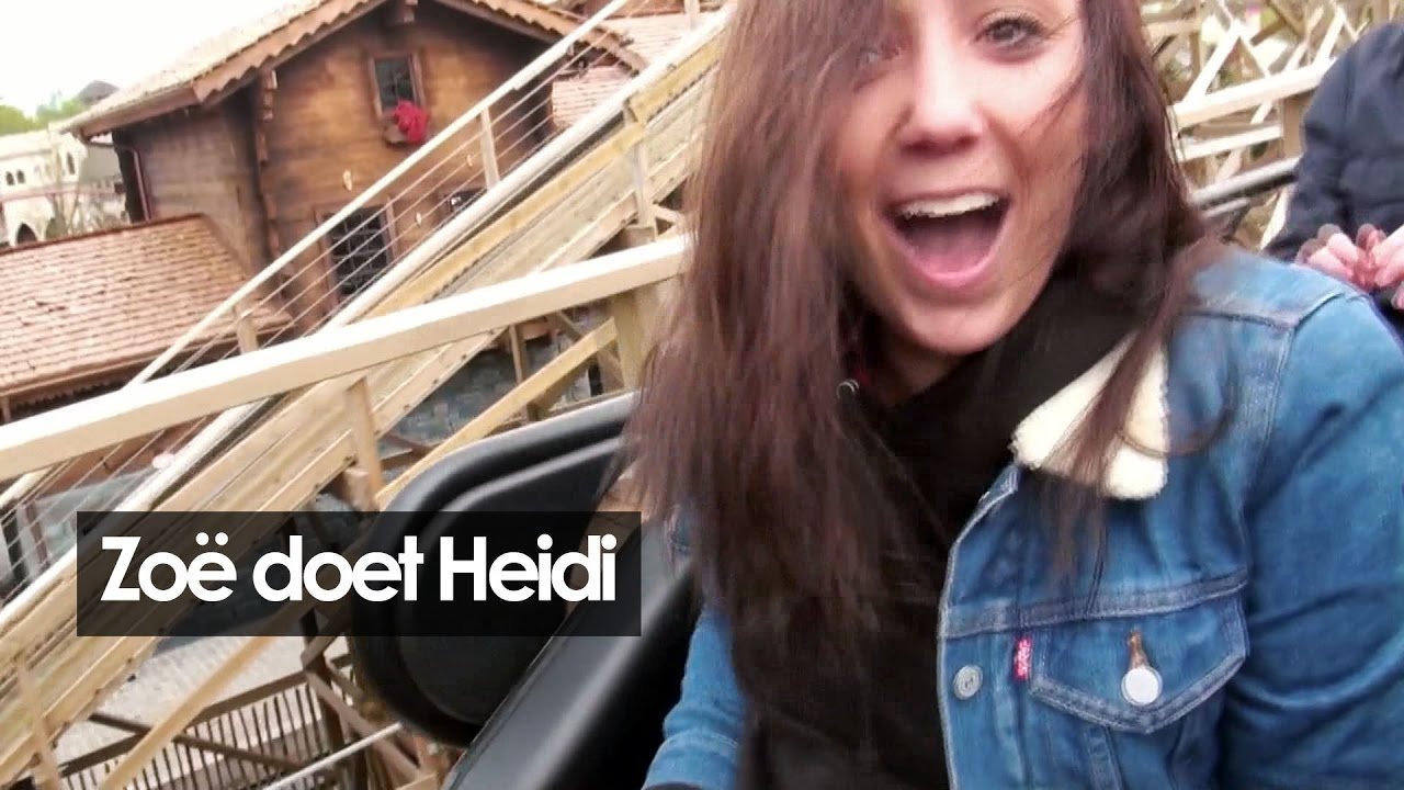 Nieuwe houten achtbaan Heidi The Ride in Plopsaland