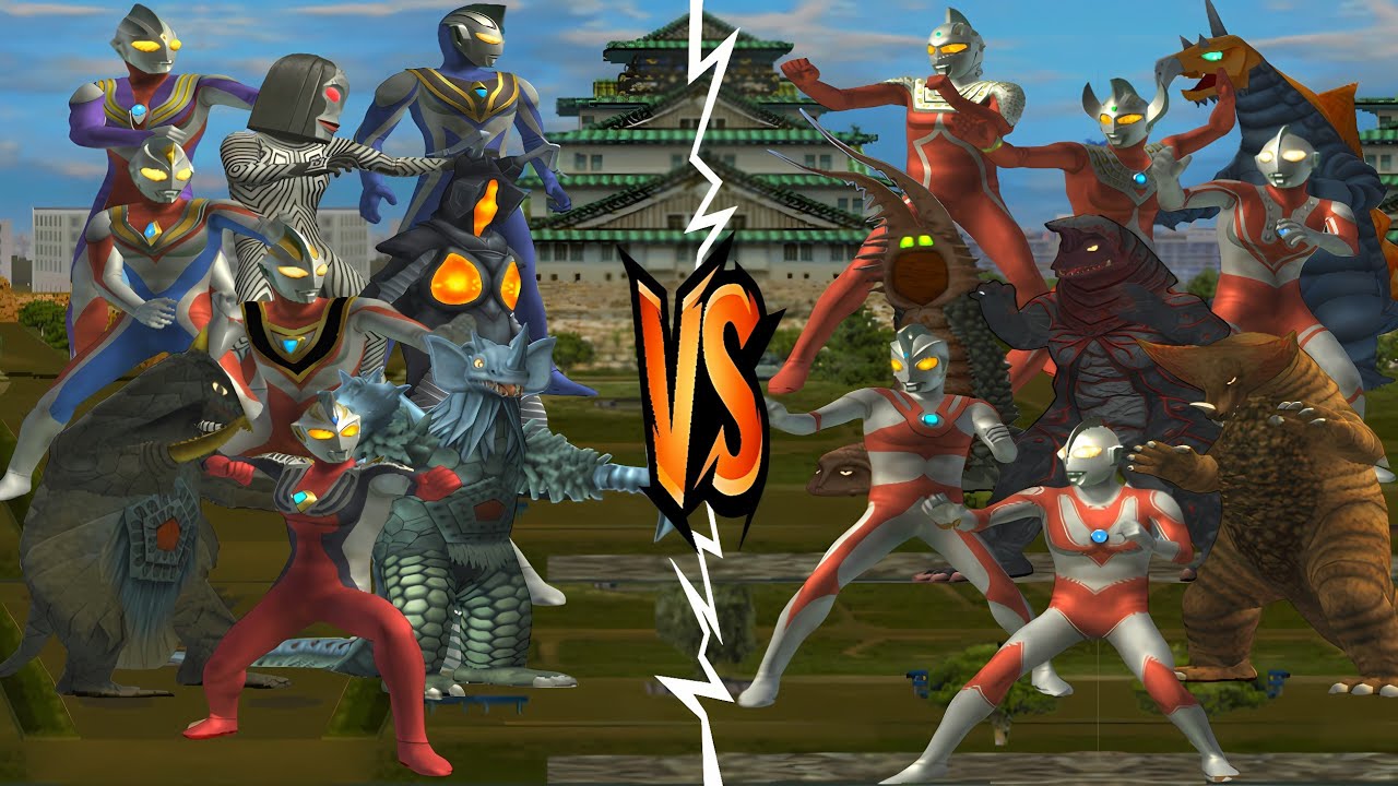 ウルトラマン JUSTICE VS ULTRAMAN JACK, BEMSTAR VS GOMORA, TYRANT VS ACE, GAIA VS GOLZA 