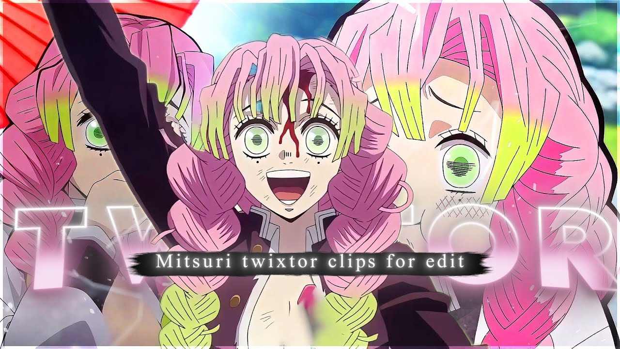 Mitsuri Kanroji Twixtor Clips💗 | 4K Smooth Motion | Demon Slayer Twixtor | Twixtor pack