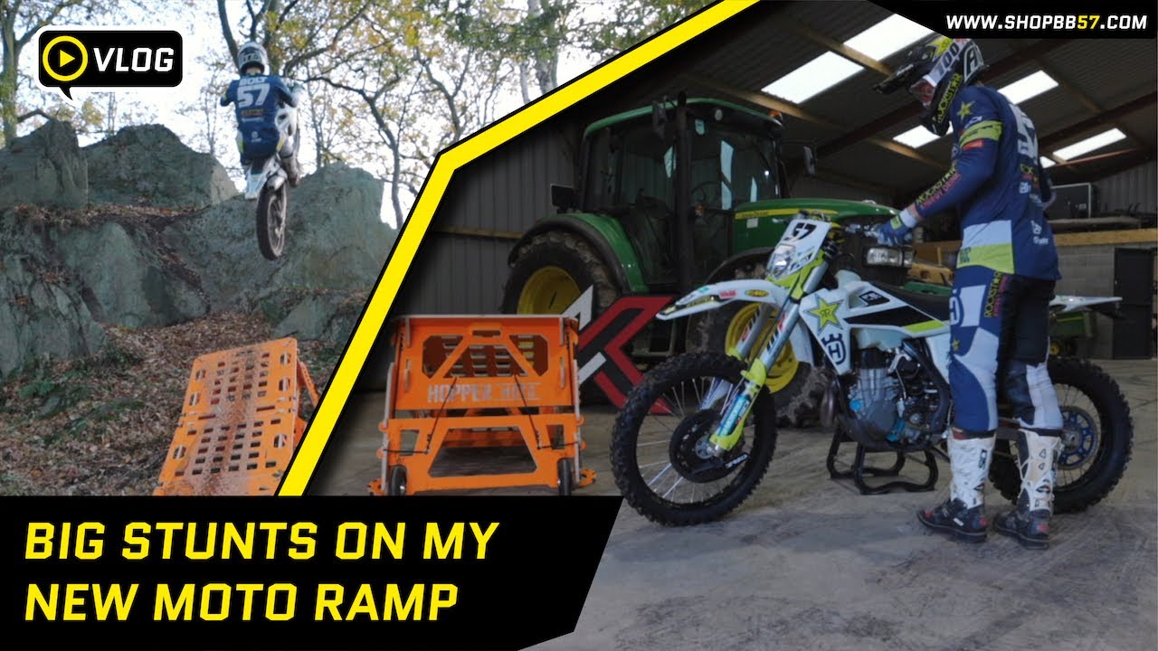 I'VE GOT A NEW RAMP - BIG CRASH!