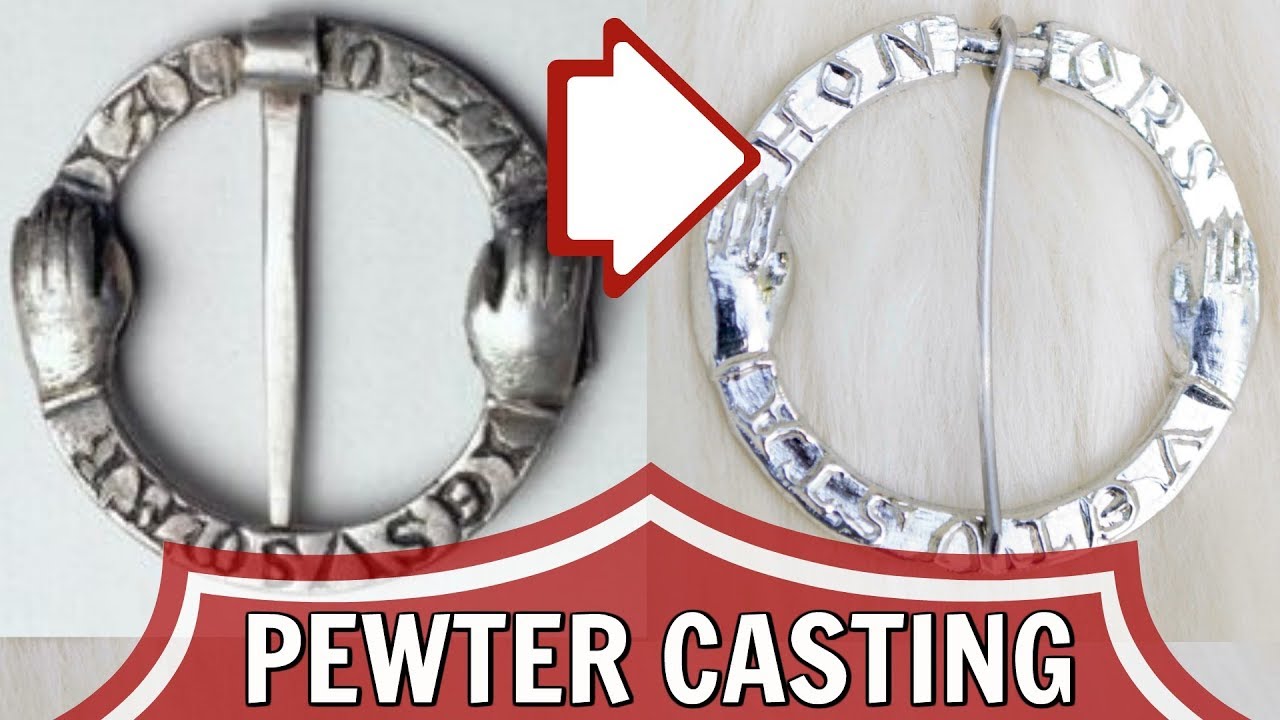 (Poorly) Copying a Medieval Silver Pin in Pewter!
