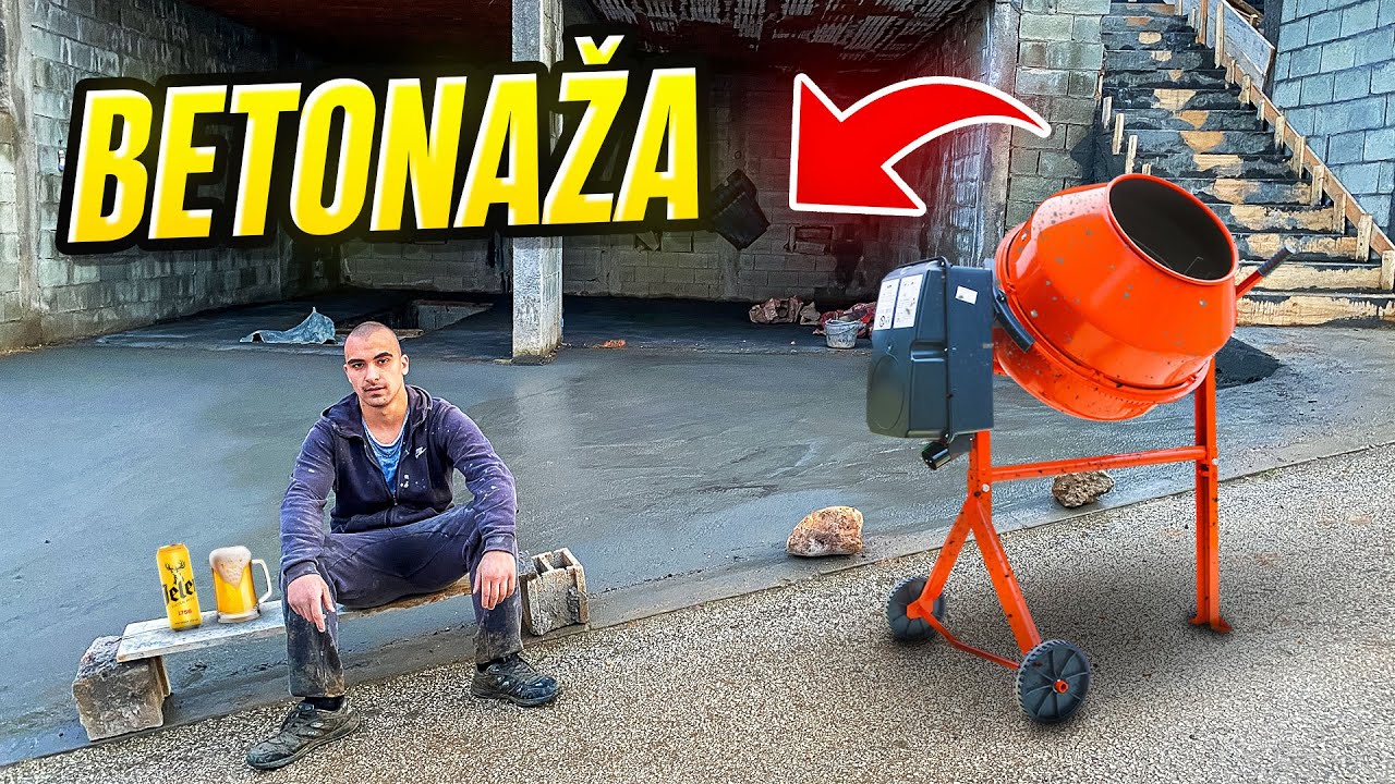 BETONIRAMO GARAŽU *počela ki&scaron;a*