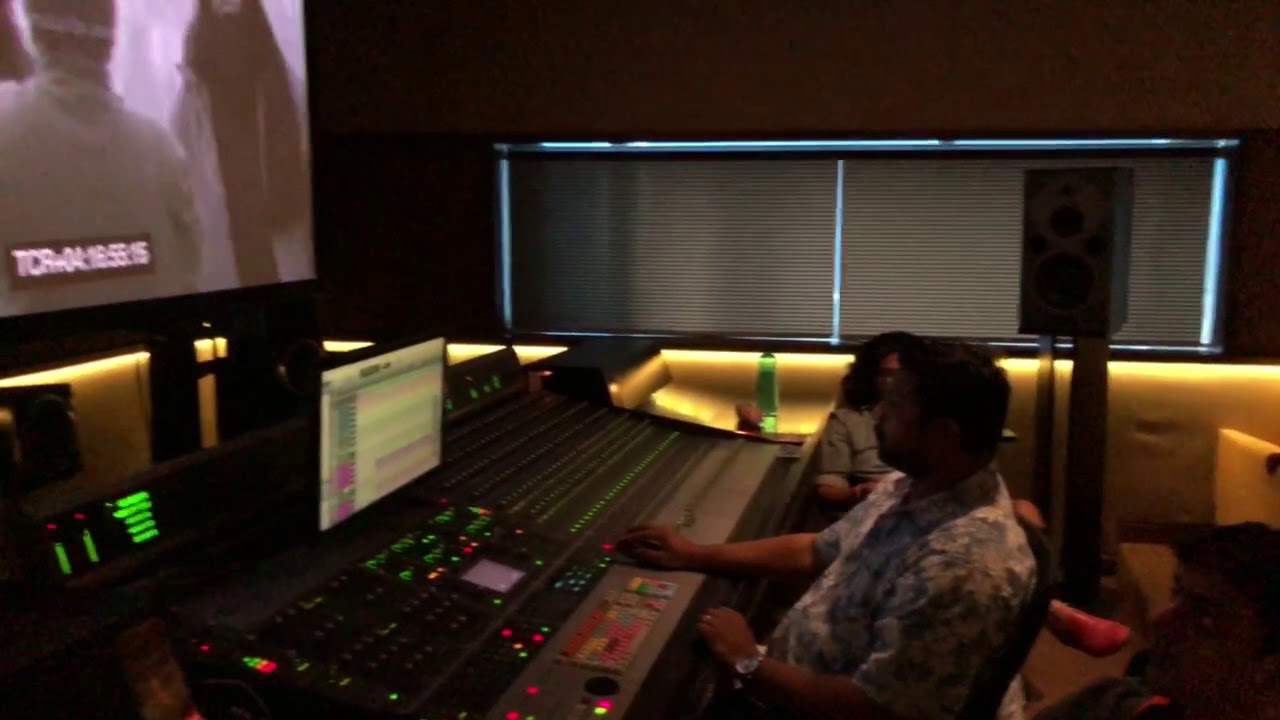 Sivamani Amar Mohile Recording session for a Hindi Movie