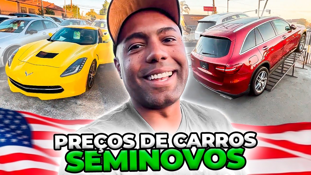 PREÇOS DE CARROS SEMINOVOS NOS ESTADOS UNIDOS 2023