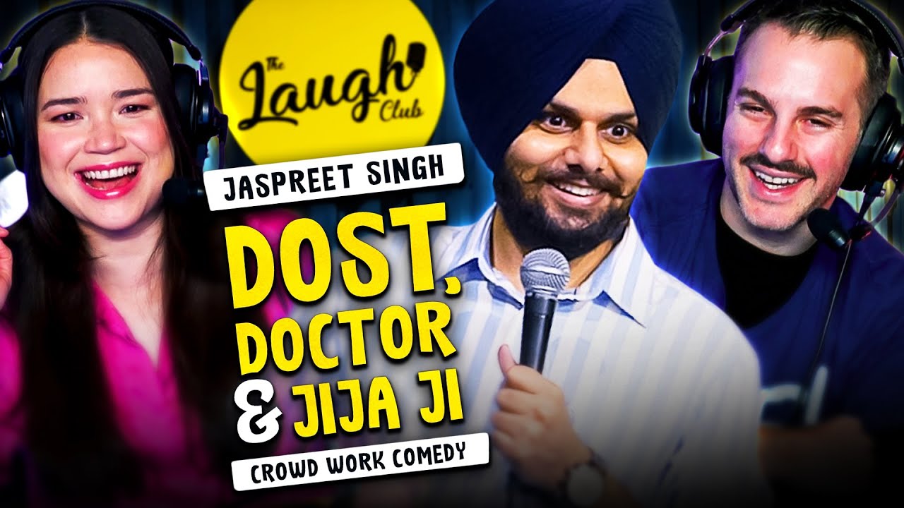 JASPREET SINGH Crowd Work Stand Up Comedy REACTION!