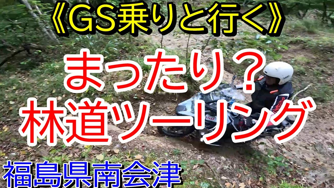 【GS乗りは】GS乗りと行く、まったり林道ツーリング【やはりヘンタイ】