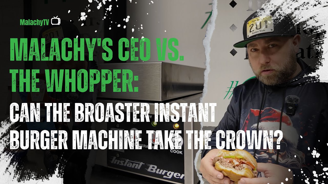 Malachy's CEO vs. The Whopper: Can the Broaster Instant Burger Machine Take the Crown? 🍔👑