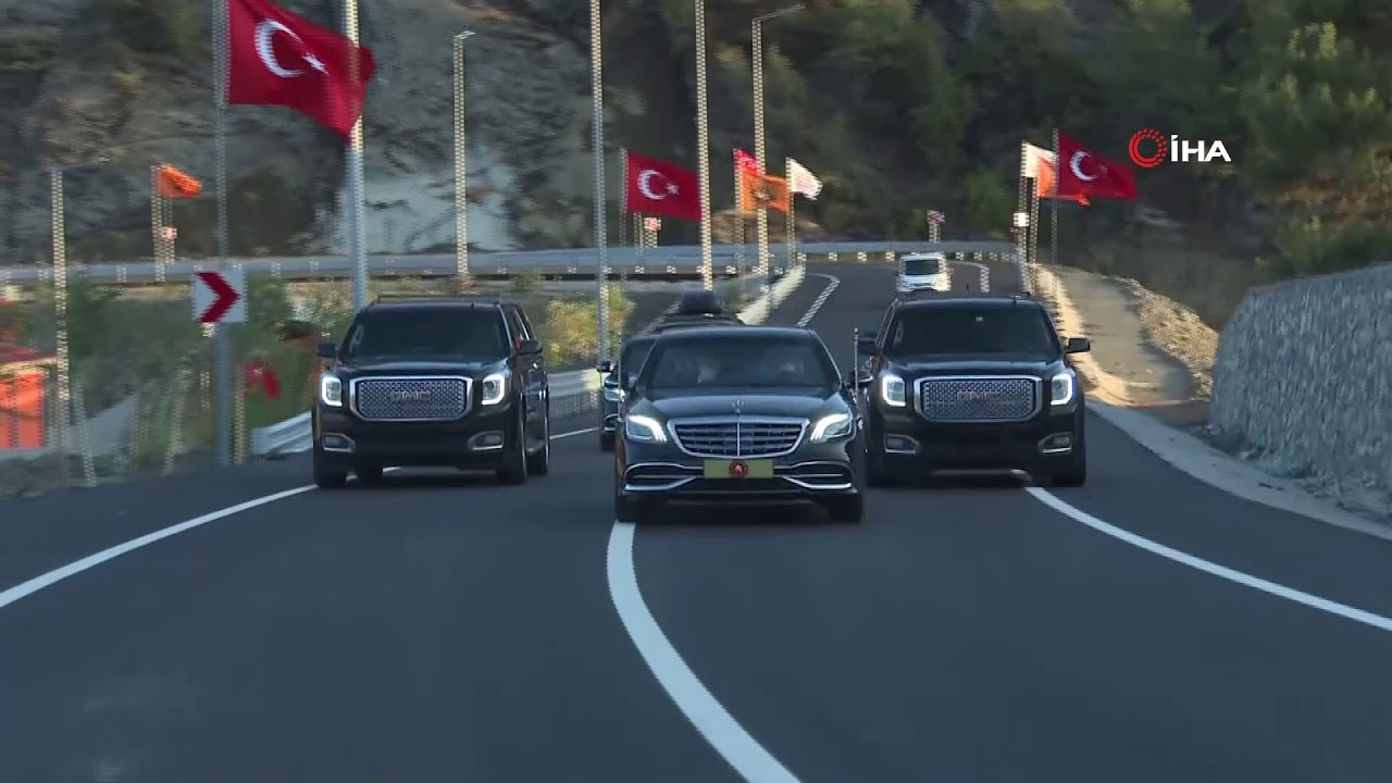 Başkan Erdoğan 'Göksun Yolu'nda Test Sürüşü Yaptı
