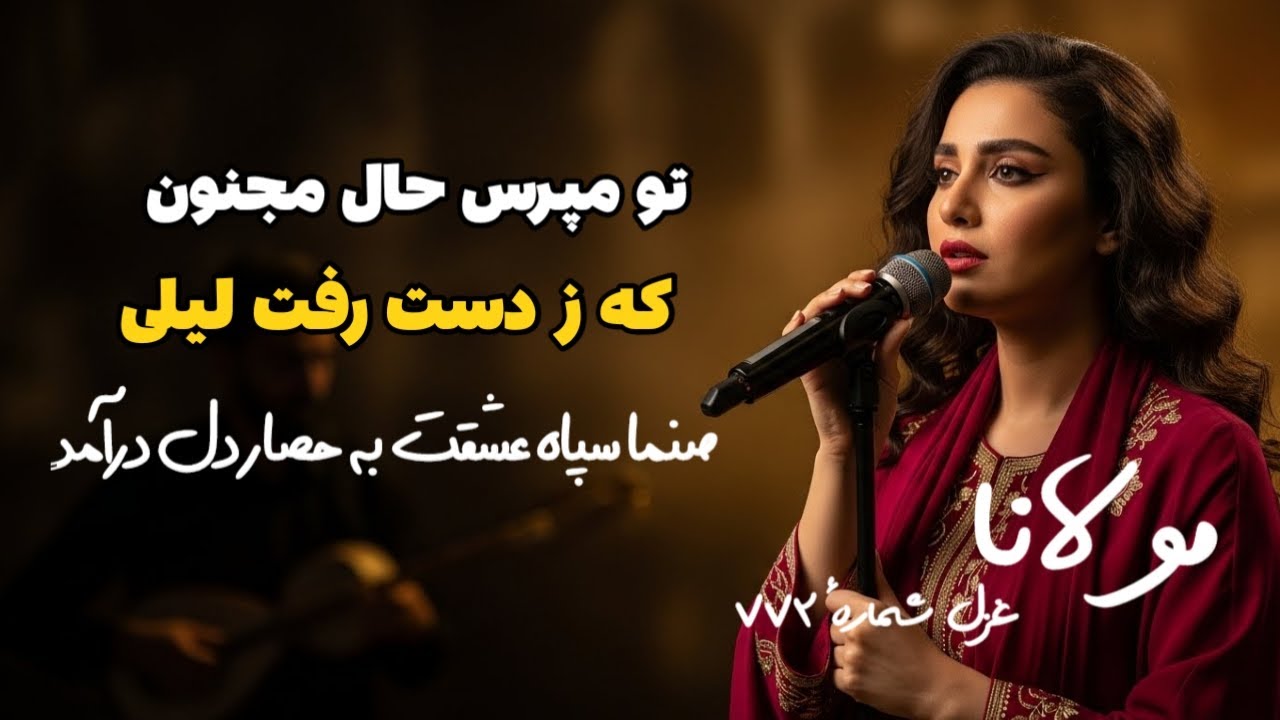 مولانا: تو مپرس حال مجنون که ز دست رفت لیلی | صنما سپاه عشقت به حصار دل درآمد | غزل 774 Rumi