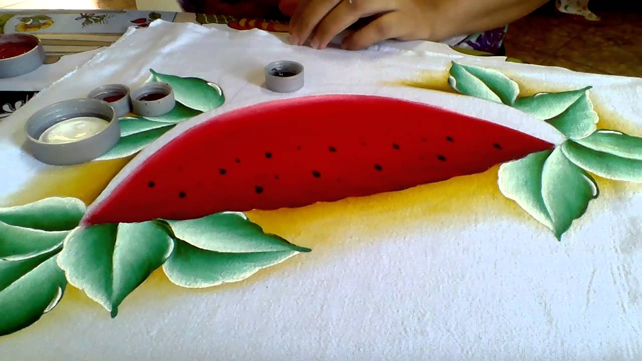 ensinando a pintar melancia com lia ribeiro