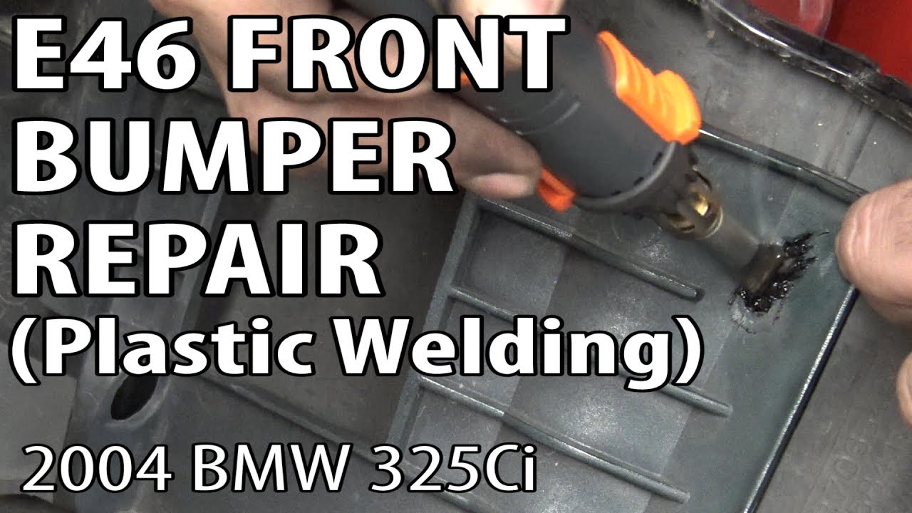BMW E46 Front Bumper Repair 2 (Plastic Welding) DIY