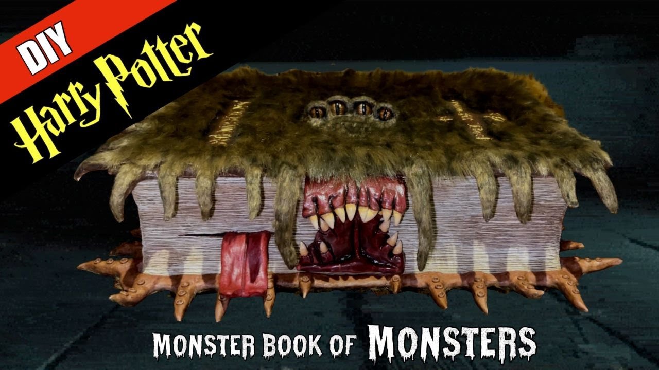 ⚡️Harry Potter DIY: Monster Book of Monsters - Replica