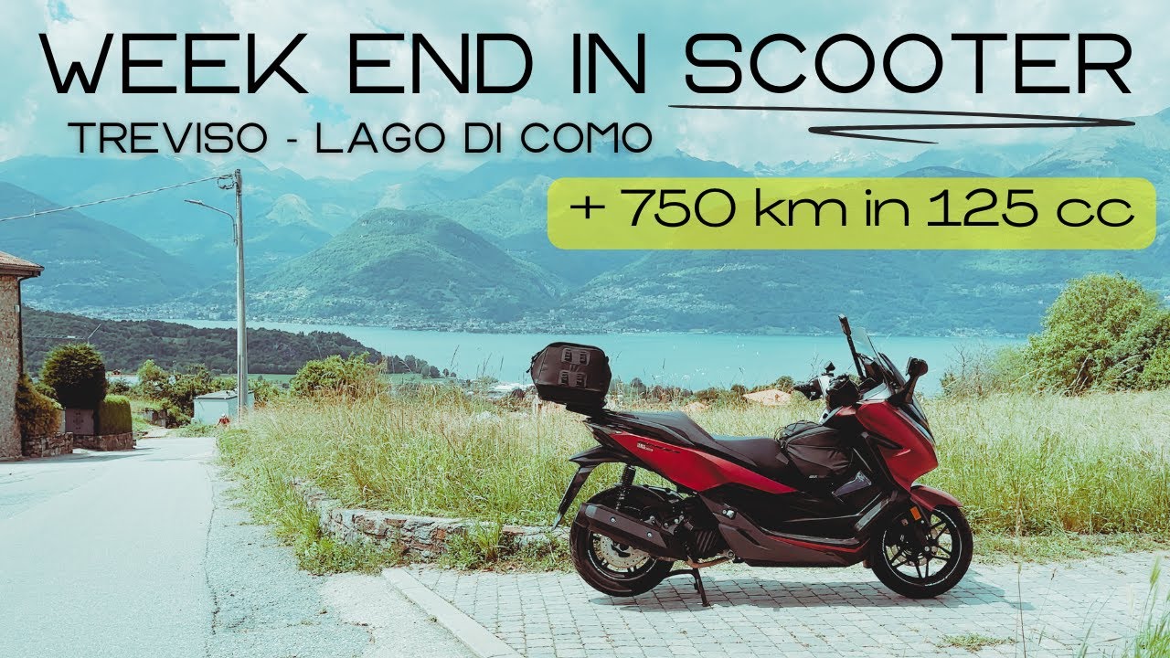 Fino al Lago di Como in Scooter 125! Ecco Com'è Andata! Imprevisti Inclusi