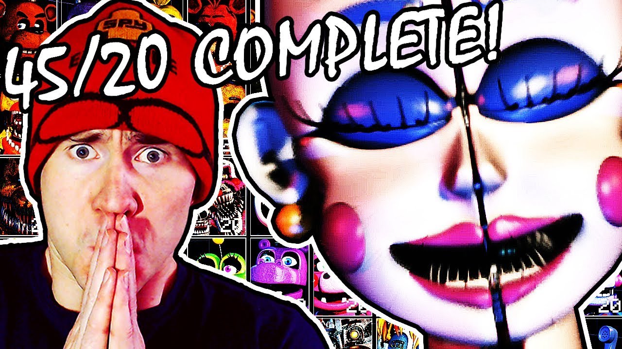 45/20 MODE COMPLETE (9000 Points!) // FNAF ULTIMATE CUSTOM NIGHT // NEW CUTSCENES