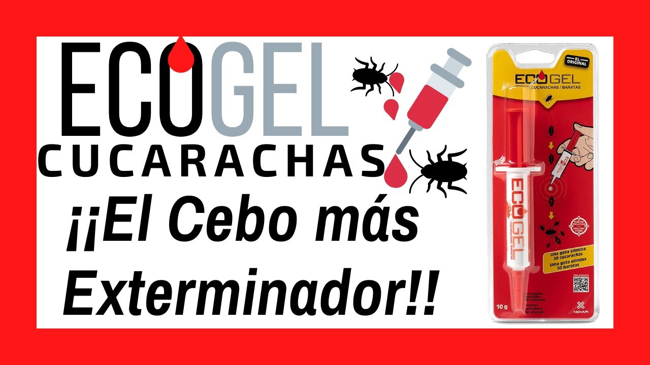 Ecogel Cucarachas ¡¡La Gota Exterminadora!! | DETRAMPAS