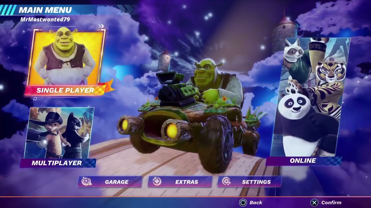 Kitty Softpaws all Cups (Turbo) Dreamworks All-Star Kart Racing