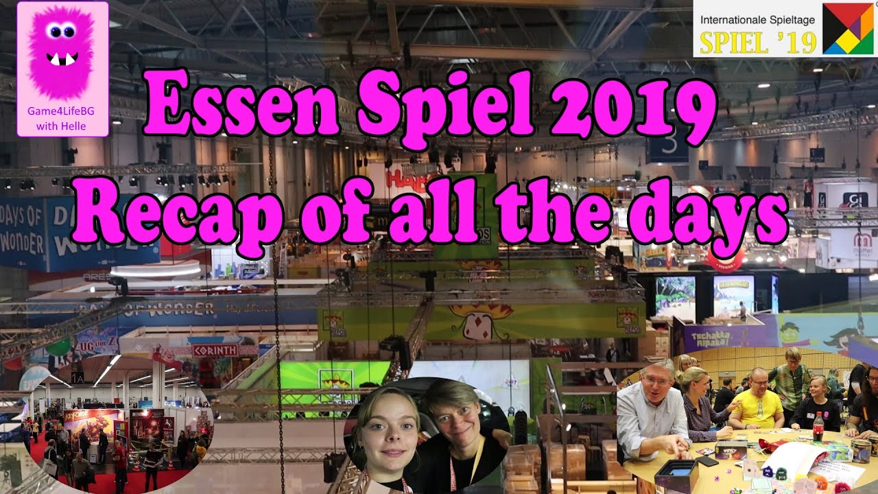 Essen SPIEL 2019, Recap of all the days - our trip this year #spiel2019 #essenspiel