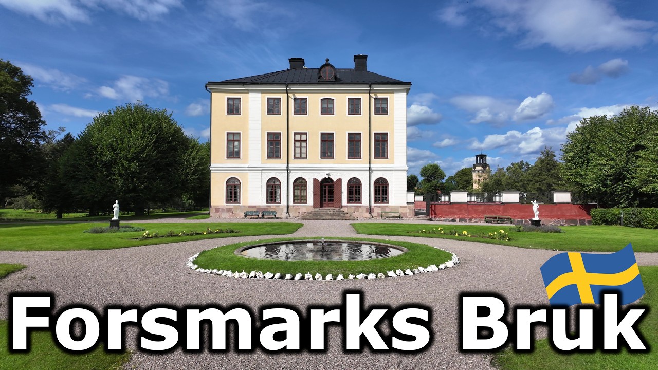 Sweden, Walking tour of Forsmarks Bruk.